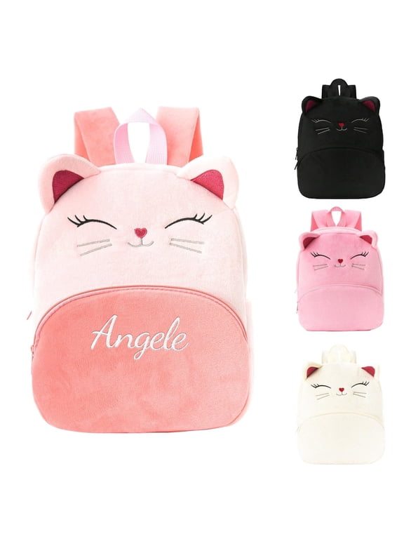 Personalised Backpack - Cat, Polyester, 9L, 31x25cm