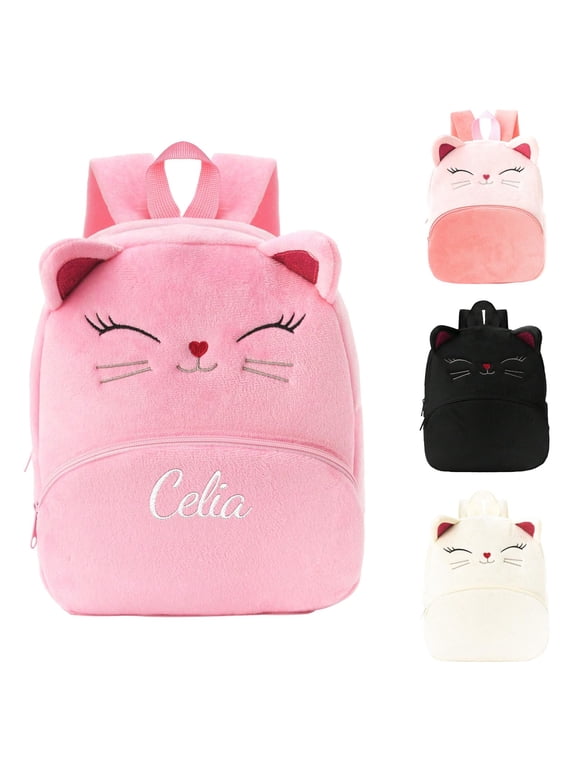 Personalised Backpack - Cat, Polyester, 9L, 31x25cm