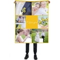thumbnail image 1 of Personalised Blanket Custom Blanket with Collage Photos Text, Custom Soft Flannel Blanket for Family Friends Kids Couple, Personalized Gifts for Christmas Xmas New Year Birthday Wedding Anniversary, 1 of 6