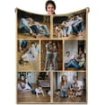 thumbnail image 1 of Personalised Blanket, Custom Blanket, Personalised Photo Blanket, Customised Photo Blanket Personalised for Adults Kids, Personalised Gifts for Mum, Dad, Boyfriend, Girlfriend (10 Photos), 1 of 6