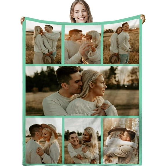 Personalised Blanket,Custom Blanket,Personalised Photo Blanket,Customised Photo Blanket Personalised for Adults,Personalised Picture Fleece Blanket,Personalised Gifts for Mum,Dad
