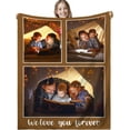 thumbnail image 1 of Personalised Blanket,Custom Blanket,Personalised Photo Blanket,Customised Photo Blanket Personalised for Adults,Personalised Picture Fleece Blanket,Personalised Gifts for Mum,Dad, 1 of 5