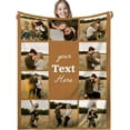 thumbnail image 1 of Personalised Blanket,Custom Blanket,Personalised Photo Blanket,Customised Photo Blanket Personalised for Adults,Personalised Picture Fleece Blanket,Personalised Gifts for Mum,Dad, 1 of 6
