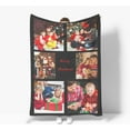 thumbnail image 1 of Personalised Blanket, Custom Blanket with Photos Text.Custom Blanket with 1-11 Photo Collages.Father, Mom, Lover, Kids, Friends, Birthday, Christmas - Personalised Gifts for Women Men,75x100cm, 1 of 5