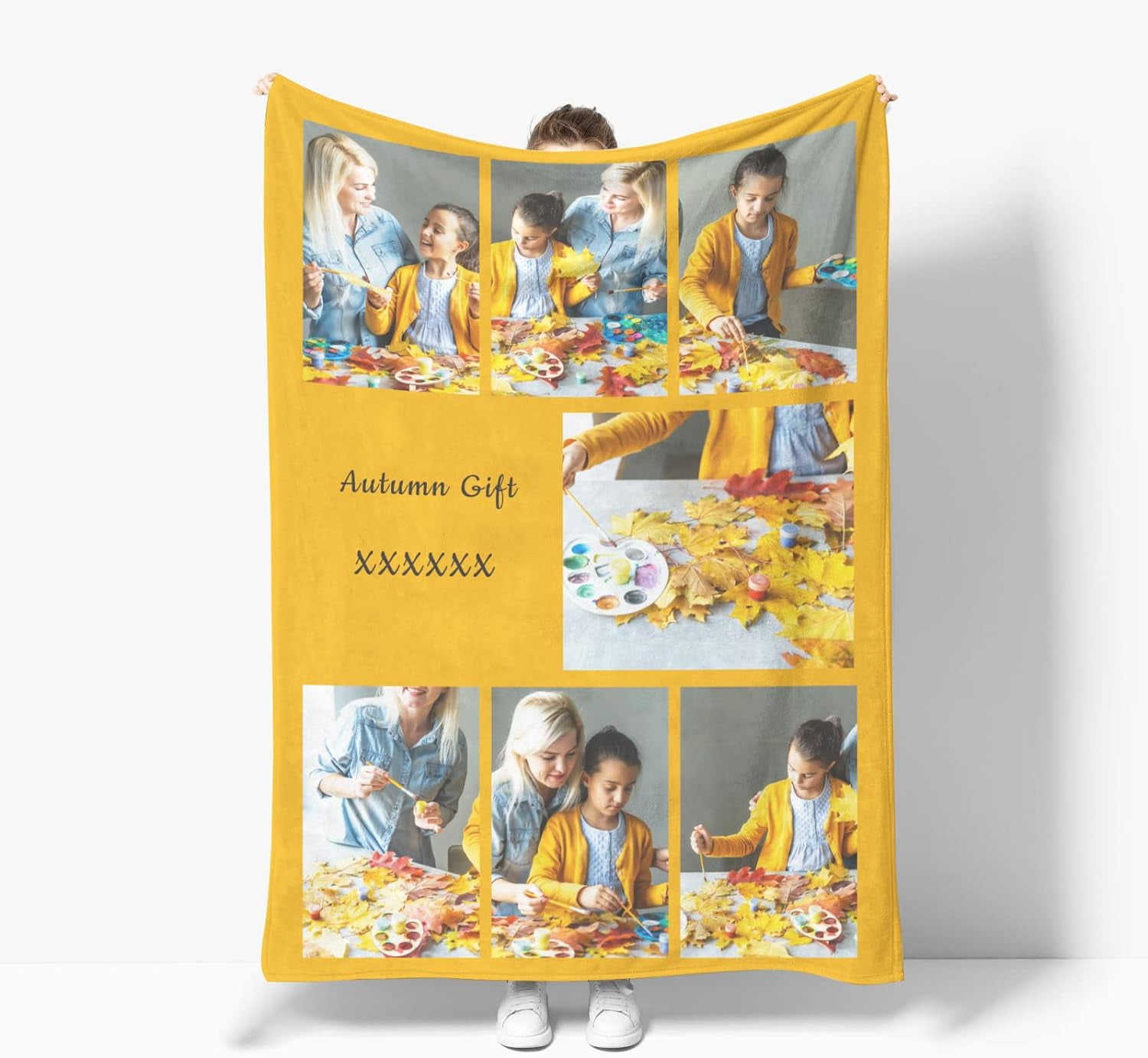 Personalised Blanket, Custom Blanket with Photos Text.Custom Blanket with 111 Photo Collages