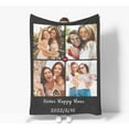 thumbnail image 1 of Personalised Blanket, Custom Blanket with Photos Text.Custom Blanket with 1-11 Photo Collages.Father, Mom, Lover, Kids, Friends, Birthday, Christmas - Personalised Gifts for Women Men,75x100cm, 1 of 5