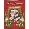 thumbnail image 1 of Personalised Blanket - Custom Blanket with Photos Text.Custom Blanket with 1-9 Photo Collages,Flannel Blankets for Mothers Day Customized Gifts For Mom, 125×100cm, 1 of 6