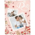 thumbnail image 1 of Personalised Blanket Custom Blanket with Photos Text, Custom Christmas Blanket with Photo Collages, Personalized Photo Gifts for Christmas Xmas New Year Birthday Wedding Anniversary, 1 of 6