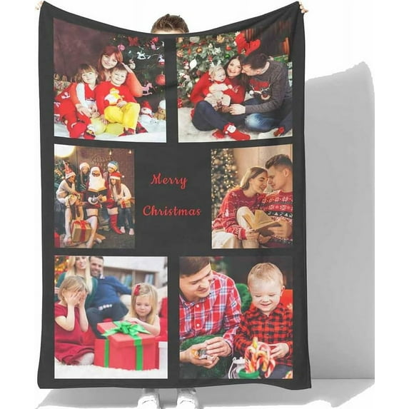 Personalised Blanket Custom Blanket with Photos Text Personalised Blankets for Adults Wedding Gifts Memorial Gift Home Gifts Birthday Gifts for Mum Gifts for Girlfriend (B)