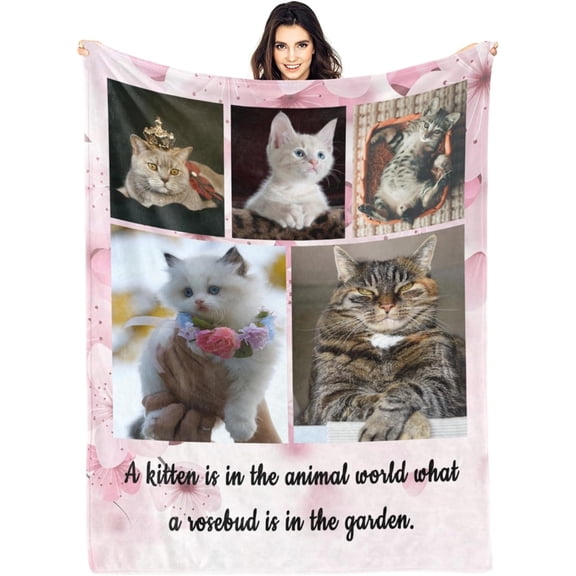 Personalised Blanket - Custom Blankets with Photos - Personalised Photo Blanket - Custom Fleece Blanket for Wife Husband Girlfriend Boyfriend - Personalised Picture Gift (Size Optional)
