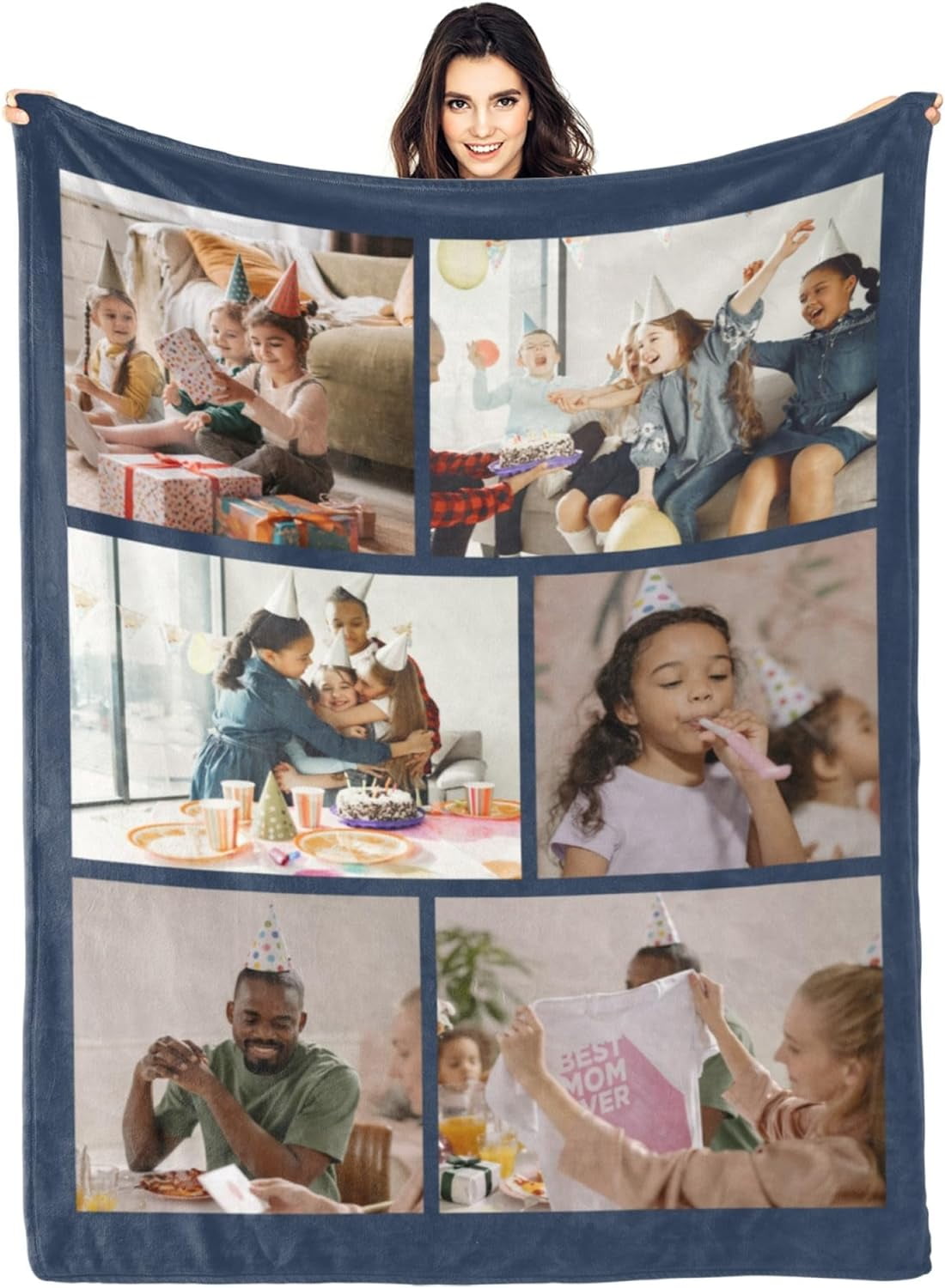 Personalised Blanket Custom Blankets with Photos Personalised Photo Blanket Custom Fleece Blanket for Wife Husband Girlfriend Boyfriend Personalised Picture Gift Size Optional Walmart