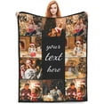 thumbnail image 1 of Personalised Blanket Custom Collage Photos Blankets Personalized Blanket for Family Parents Girlfriend Boyfriend Picture Blanket Personalised Gifts Christmas Valentines Day Anniversary (10 Photos), 1 of 6