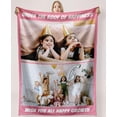 thumbnail image 1 of Personalised Blanket Custom with Picture Text Throw Blanket, Customized Photo Gift Birthday, Holiday, for Dad, Mom, Kids, Pet, Friends or Couples (1 Photo), 1 of 6
