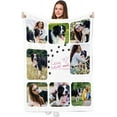 thumbnail image 1 of Personalised Blanket, Customised Photo Blankets, Personalised Flannel Blankets, Upload Photo as a Gift for Your Family Friend, Suitable for All Kinds of Anniversaries, 1 Photo, 1 of 5