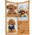 thumbnail image 1 of Personalised Blanket, Customised Photo Blankets, Personalised Flannel Blankets, Upload Photo as a Gift for Your Family Friend, Suitable for All Kinds of Anniversaries, 1 Photo, 1 of 6