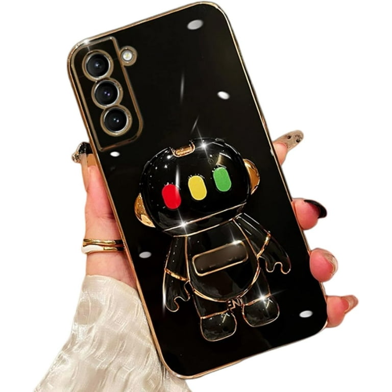 Personalised Creative Light-up Astronaut Stand TPU Phone case for