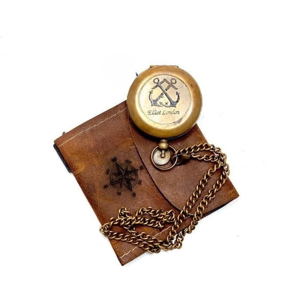 Personalised Engraved Pocket Compass Brass Nautical Compass, Handmade Compass, Christmas Gift, Gift for husband, Gift for her, Wedding Gift