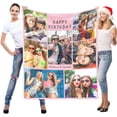 thumbnail image 1 of Personalised Gifts for Women and Men, Personalised for Adults, , Custom Blanket with Photos, for Birthday, Christmas, 1 of 6