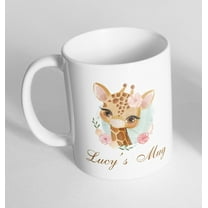 Personalised Giraffe Cup Ceramic Novelty Mug Funny Gift Coffee