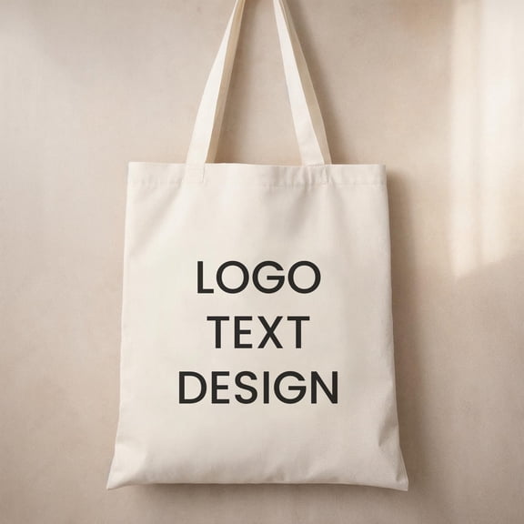 Personalised Logo Tote Bag Custom Printed Cotton Shopper for Business Events amp Gifts Eco