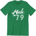thumbnail image 1 of Personalised Made in 1979 Vintage , Born 1979 Birthday Age Year Men's T-Shirt, 1 of 4