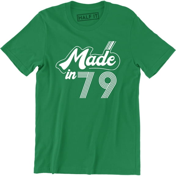 Personalised Made in 1979 Vintage , Born 1979 Birthday Age Year Men's T-Shirt