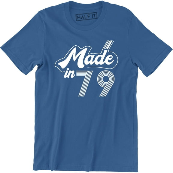 Personalised Made in 1979 Vintage , Born 1979 Birthday Age Year Men's T-Shirt