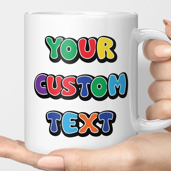 Personalised Mug Customised Mug Personalized Retro Mug With Your Design Photo Mug Your Tex