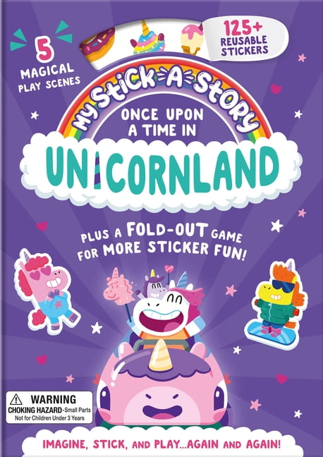 Stick-A-Story Stick-A-Story: Once Upon a Time in Unicornland, Book 1, (Spiral-Bound)