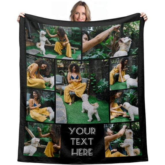 Personalised Photo Blanket Lovely Memory Picture Collage Blanket Custom Photo Memory Gift Birthday Gift for Best Friends