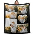 thumbnail image 1 of Personalised Photo Blanket Lovely Memory Picture Collage Blanket Custom Photo Memory Gift Birthday Gift for Best Friends, 1 of 6