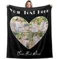 thumbnail image 1 of Personalised Photo Blanket Lovely Memory Picture Collage Blanket Custom Photo Memory Gift Birthday Gift for Best Friends, 1 of 6