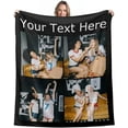 thumbnail image 1 of Personalised Photo Blanket Lovely Memory Picture Collage Blanket Custom Photo Memory Gift Birthday Gift for Best Friends, 1 of 6