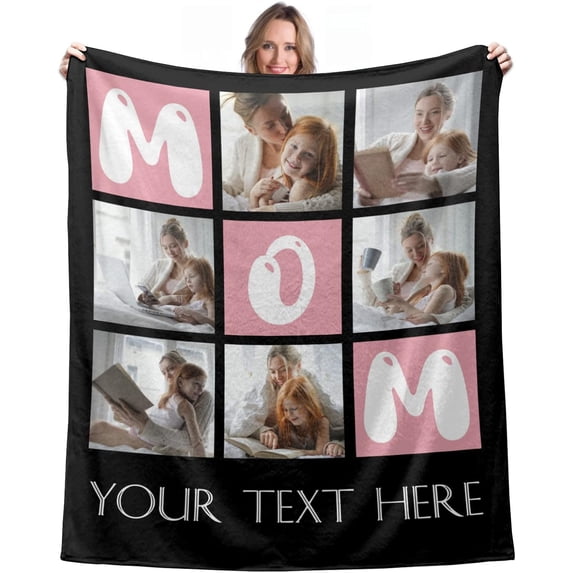 Personalised Photo Blanket Lovely Memory Picture Collage Blanket Custom Photo Memory Gift Birthday Gift for Best Friends