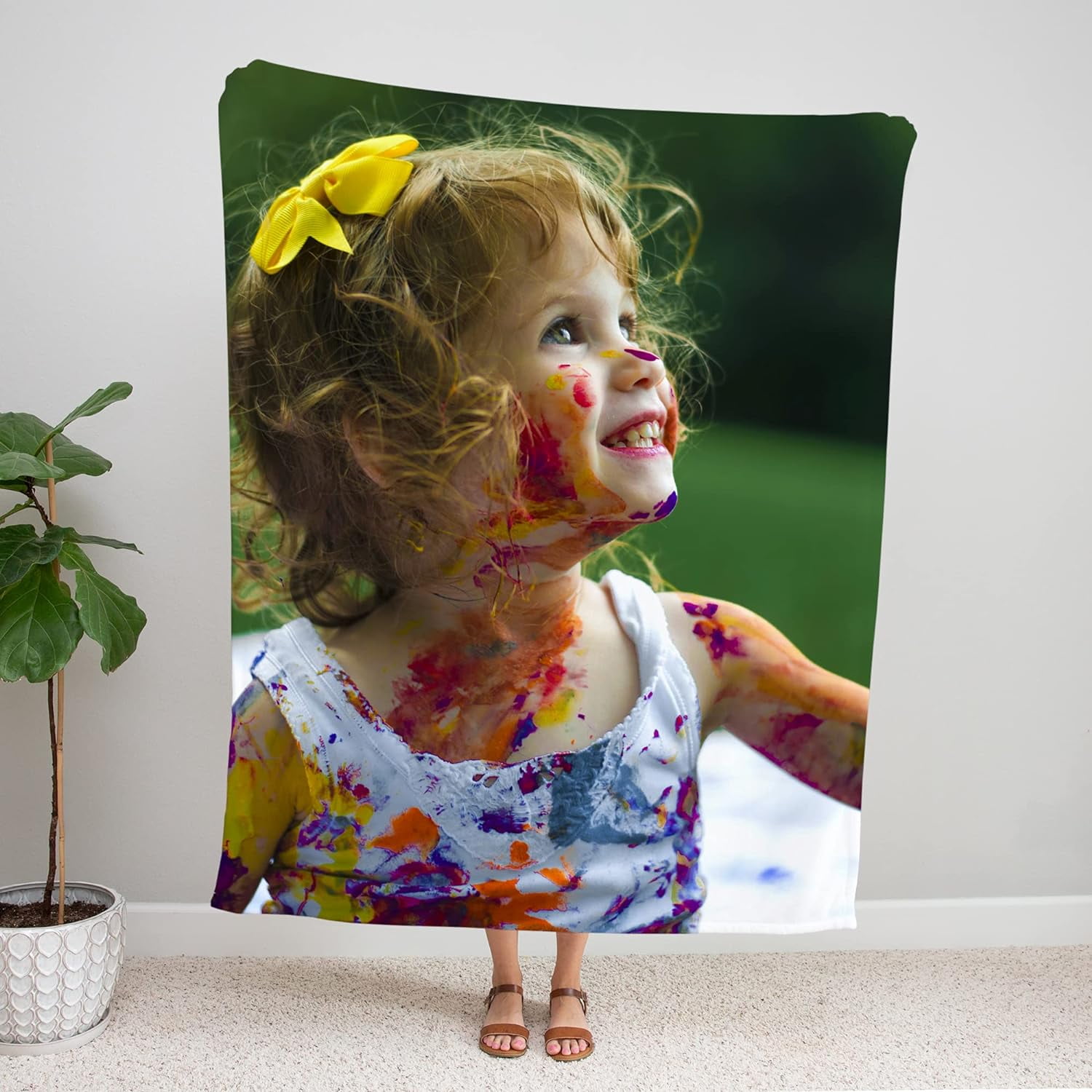 Personalised Photo Blanket Throw Customised Blanket with photos 200cm x 150cm Walmart