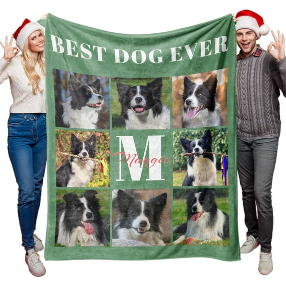 Personalised Photo Blankets Custom Picture Throw Blanket Fathers Day Birthday Anniversary Memorial Gifts for Adults Men, Dad Boyfriend Husband Grandpa Family