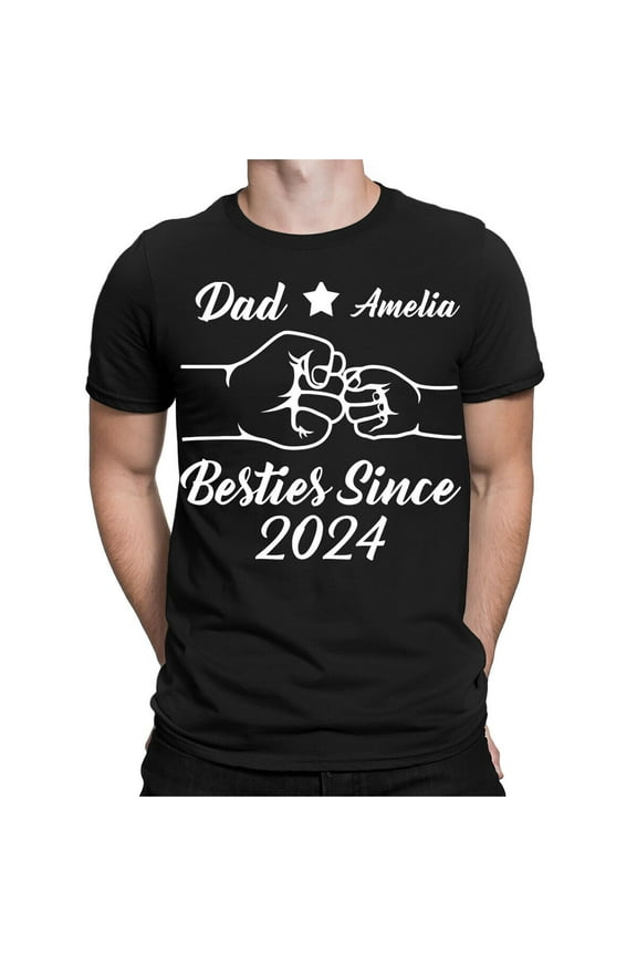 Personalised Your Name Fathers Day Daddy Baby Grow Family T-Shirts #TA-56 2T1A1