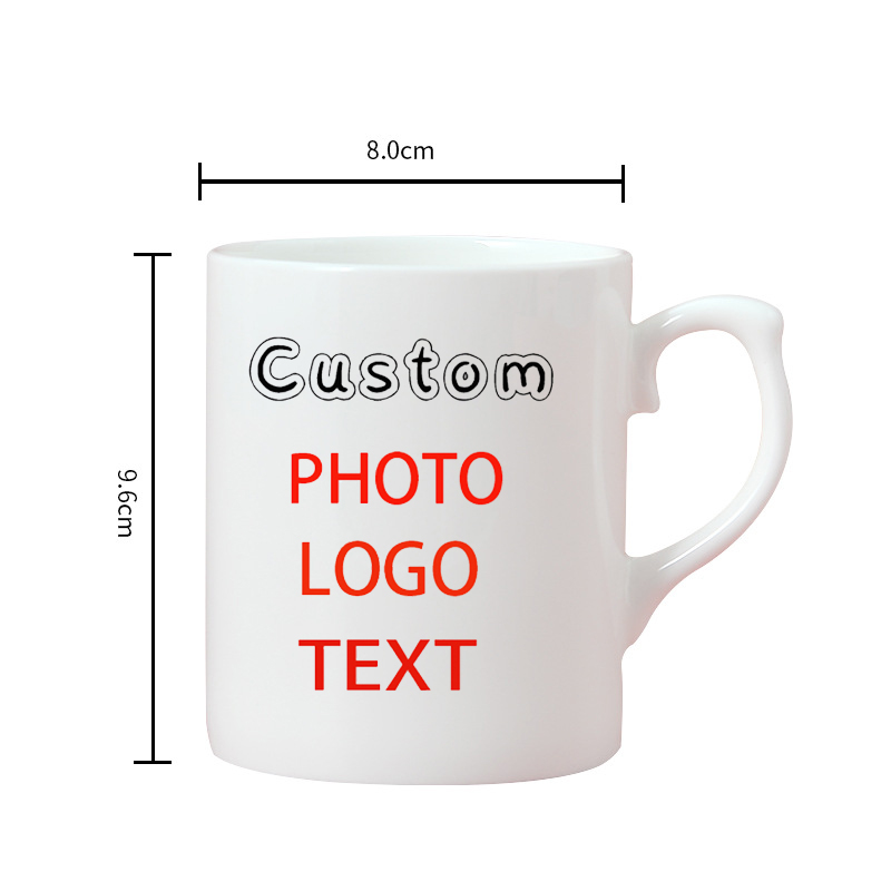 Personalized Custom Coffee Mug - Add Your Photo, Text, Or Logo - Ceramic Tea Cup Gift