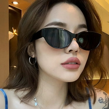 Personality Female Fashion Cat Eye Sunglasses Woman Vintage Black Gradient Sun Glasses