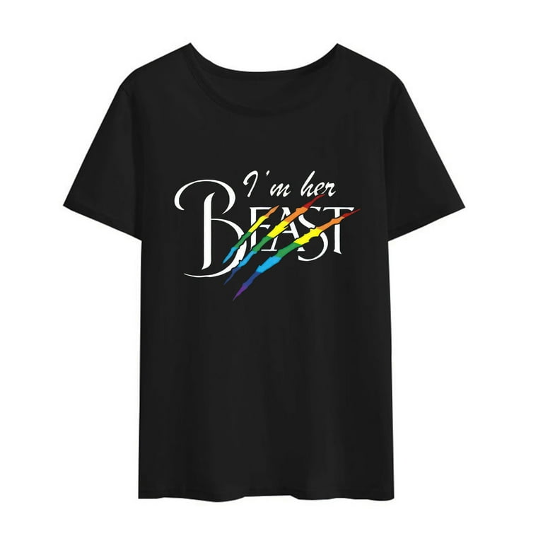 Couples Shirts For Lesbians - I'm Her Beast Lgbt Tshirt Couples Shirts For Lesbians - I'm Her Beast Lgbt Tshirt