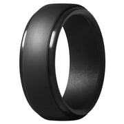 Personality Metallic Silicone Soft Men's Double Wedding Rings Ring Jewelry Gift
