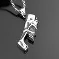 thumbnail image 1 of Personality Punk Skull Lighter Necklace Pendant, 1 of 2