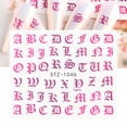thumbnail image 1 of Personality Python Dark Letter Transfer Nail Sticker, 1 of 5