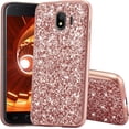 thumbnail image 1 of Personality Retro Shiny TPU Phone case for Samsung Galaxy S10 S9 S8 E Plus Note 10 9 8 Pro Back Cover Classic Bling Glamorous Shockproof Protective Shell(Rose Gold,Note 10), 1 of 8