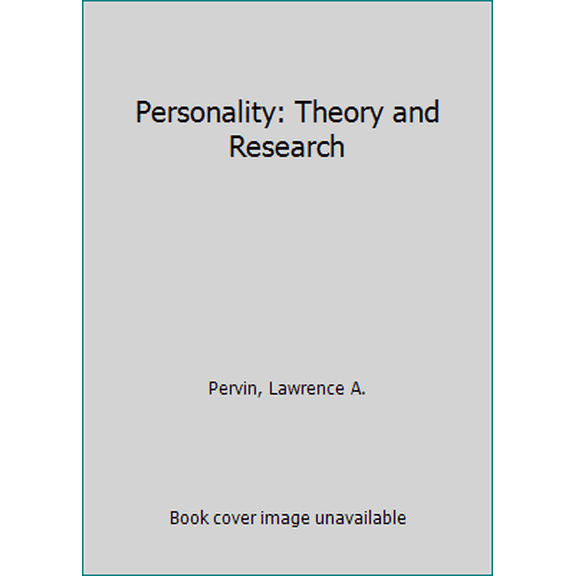 Pre-Owned Personality: Theory and Research (Hardcover) 0471571709 9780471571704