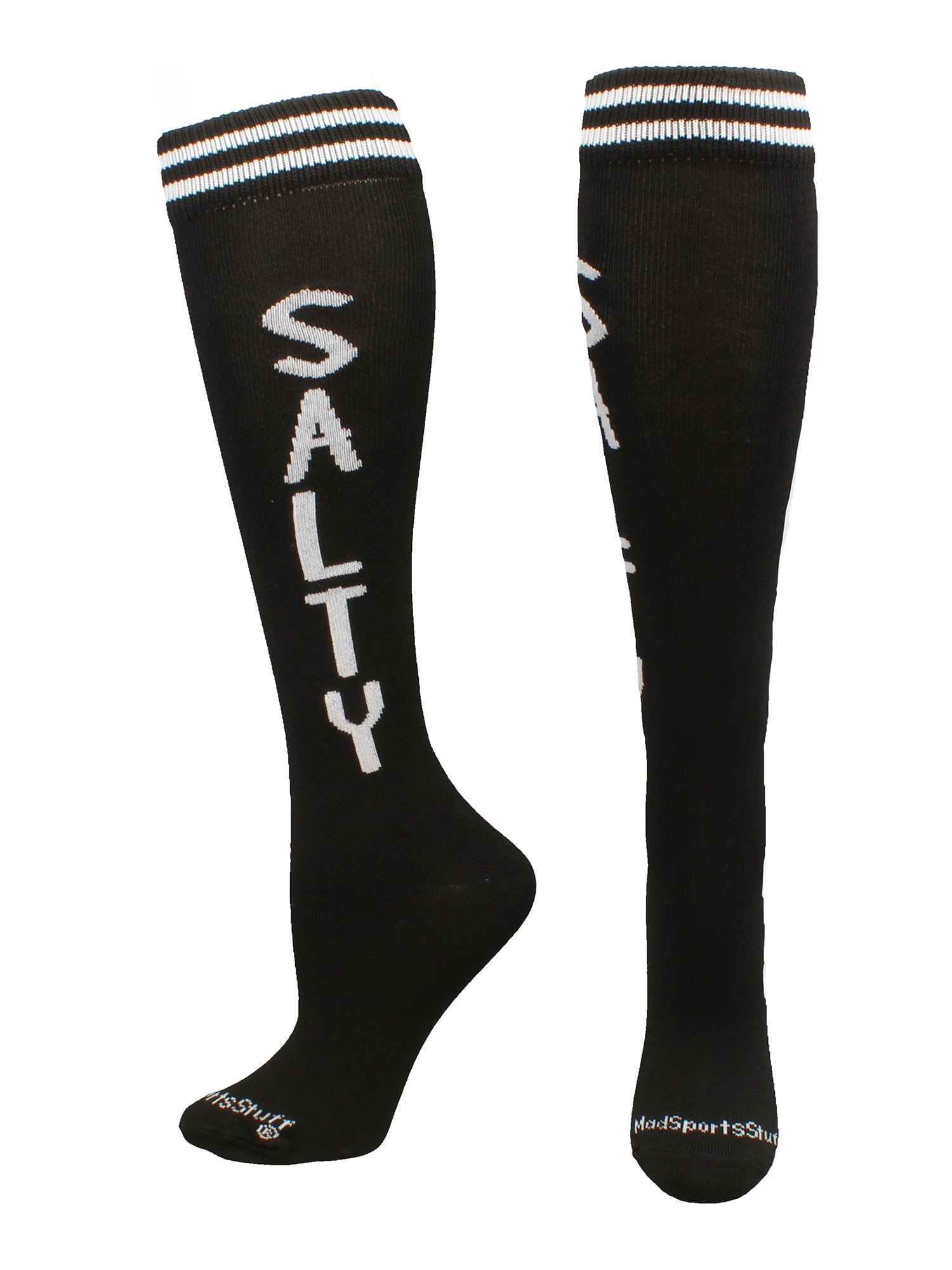 Personality Word Socks Over the Calf (Salty Black/Graphite, Small)