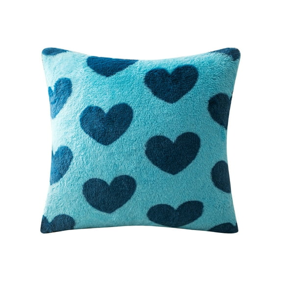 Personality blue Love Pillow Cover 18inch Decorative Valentine's Day Gifts Modern Nordic Throw Pillow Cover Throw Case For Bedroom 45x45cm