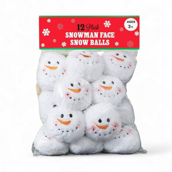 Personalization Mall 12 Count Package of Fake Indoor Snowballs