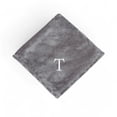 thumbnail image 1 of Personalization Mall All About Me Embroidered Initial Fleece Blanket, Grey, 50" x 60", 1 of 1