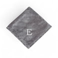 thumbnail image 1 of Personalization Mall All About Me Embroidered Initial Fleece Blanket, Grey, 50" x 60", 1 of 1